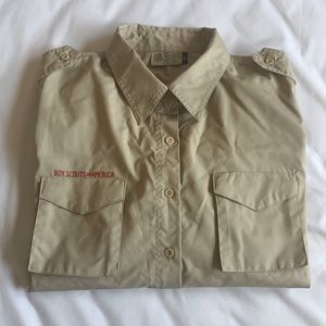 Boy Scouts of America ladies long sleeve poplin uniform shirt